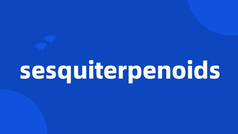 sesquiterpenoids