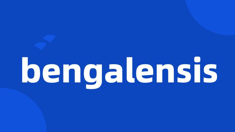 bengalensis