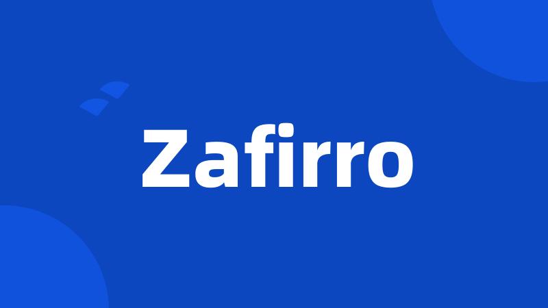 Zafirro