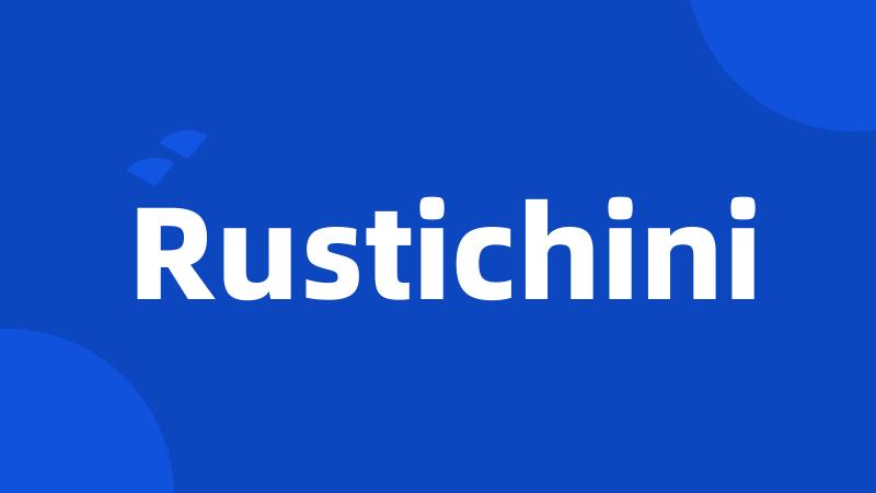 Rustichini