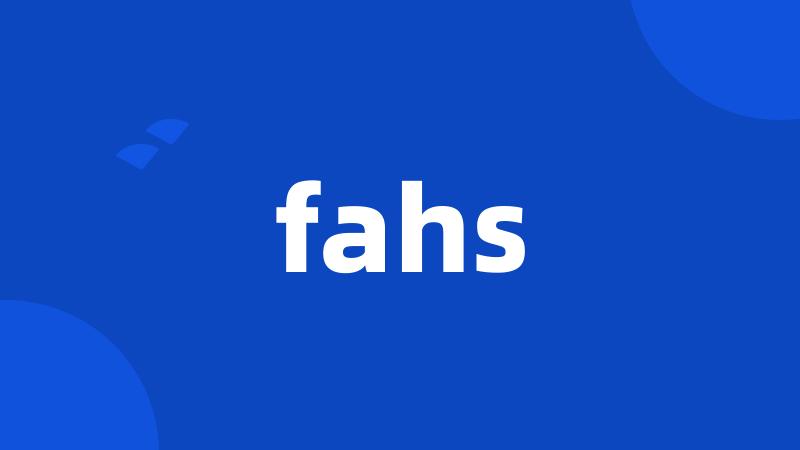 fahs