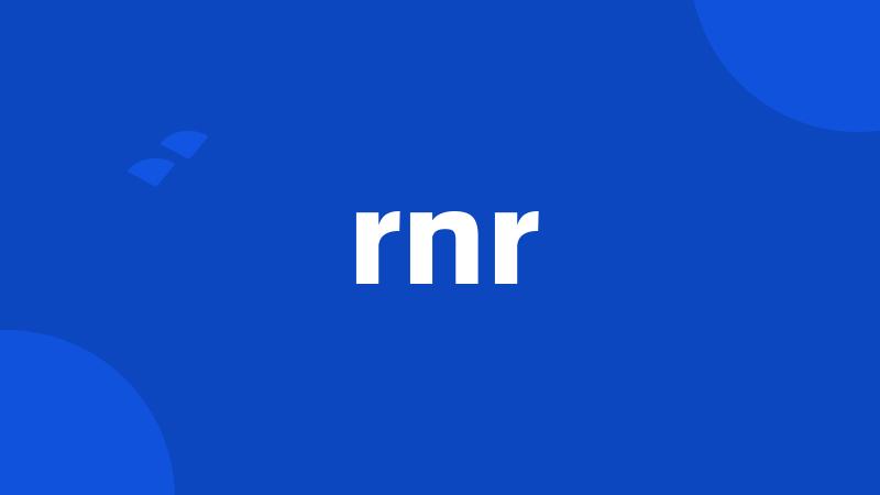 rnr