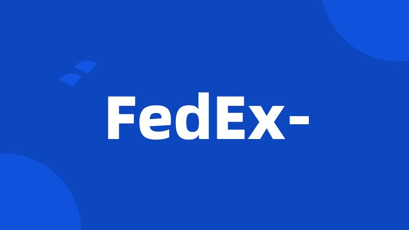 FedEx-