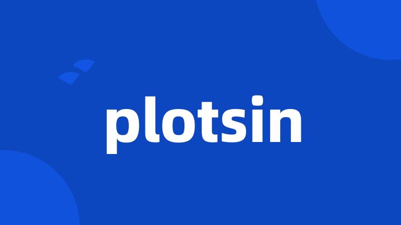 plotsin