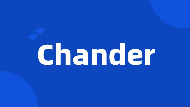Chander