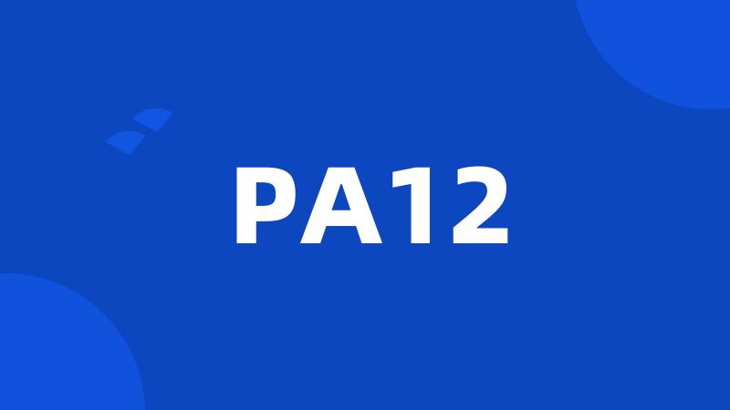 PA12