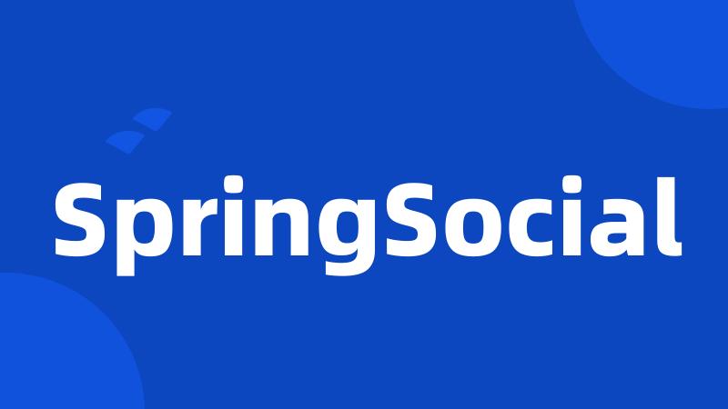 SpringSocial