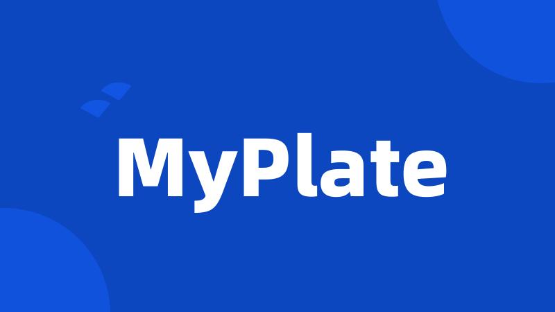 MyPlate