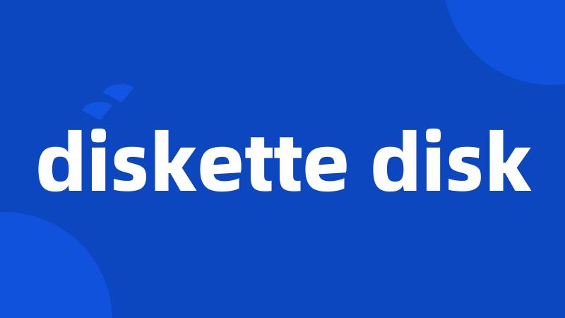 diskette disk