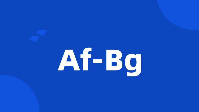 Af-Bg