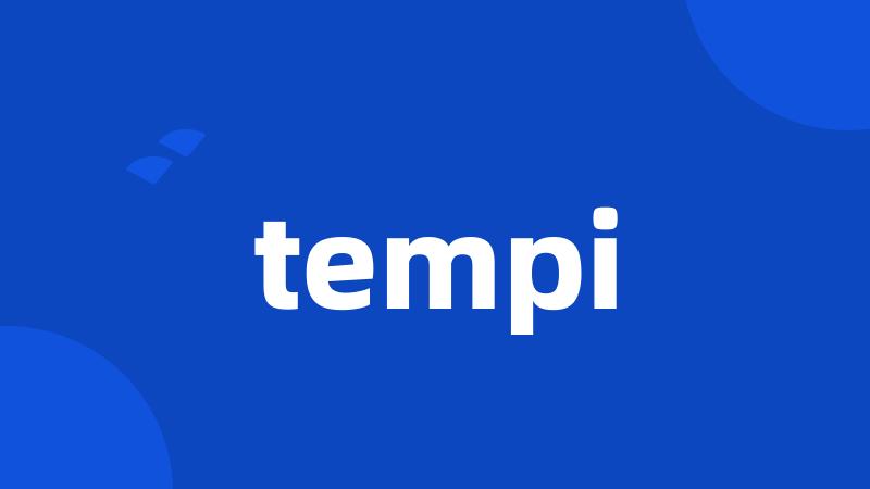 tempi