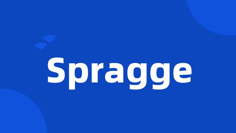 Spragge