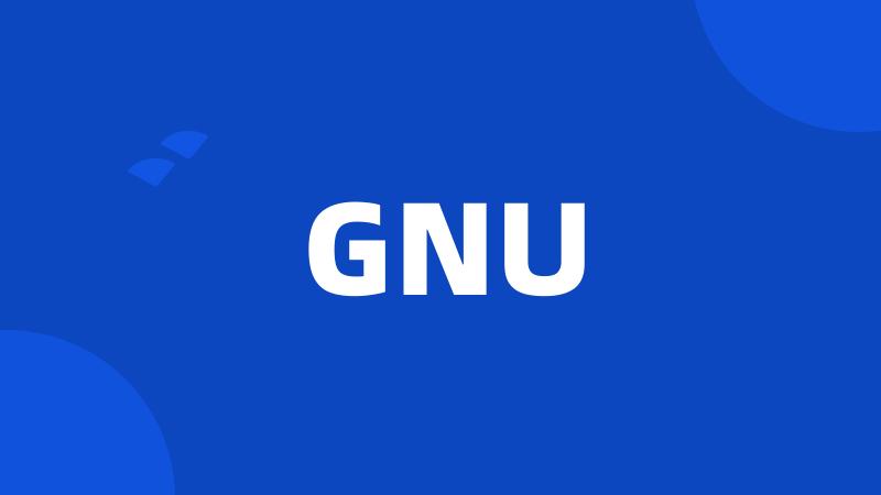 GNU