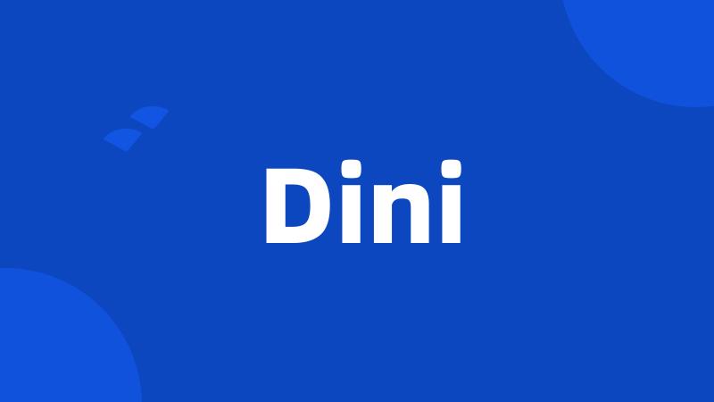 Dini