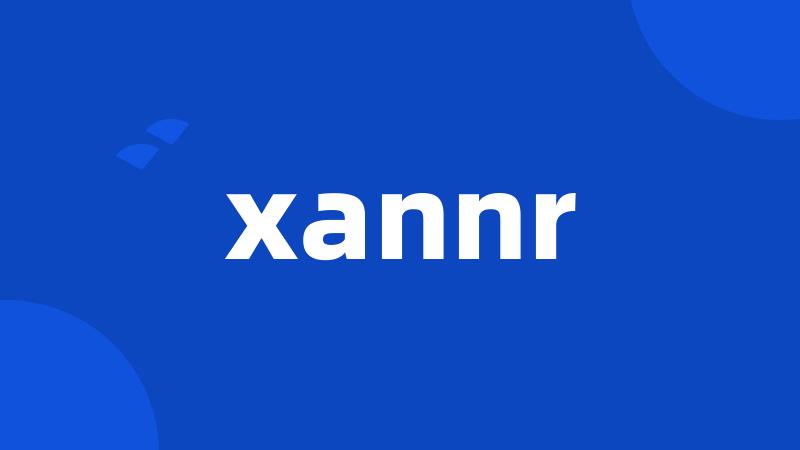 xannr