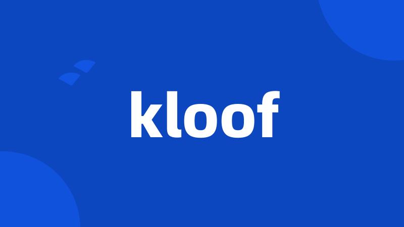 kloof