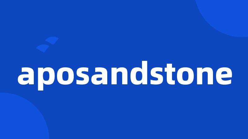 aposandstone