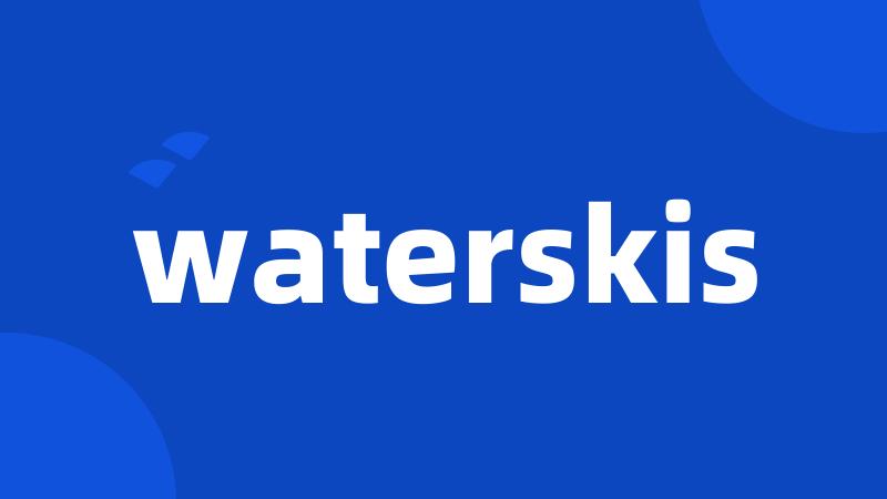 waterskis