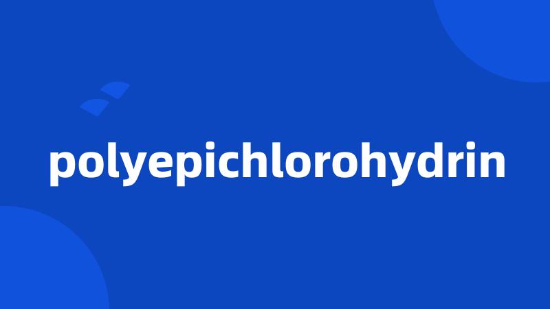 polyepichlorohydrin