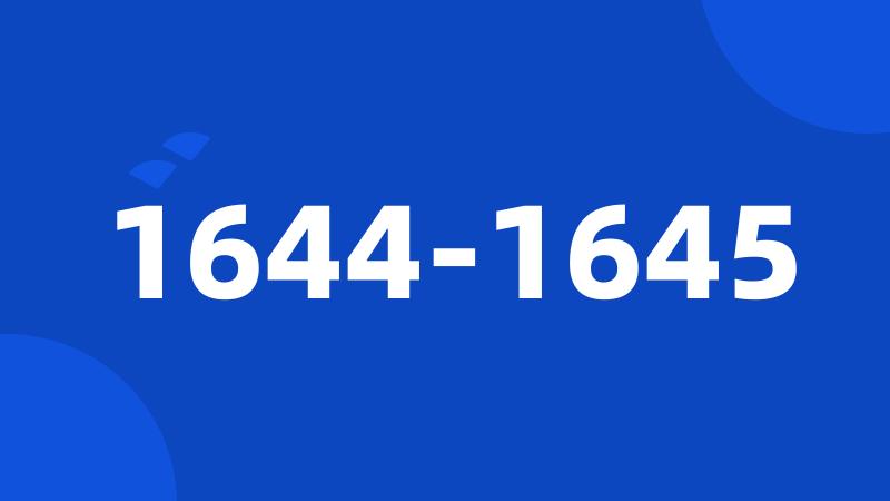 1644-1645