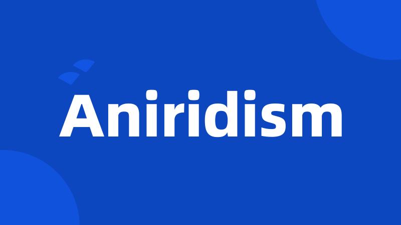 Aniridism