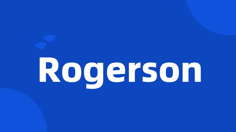 Rogerson