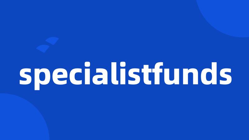 specialistfunds