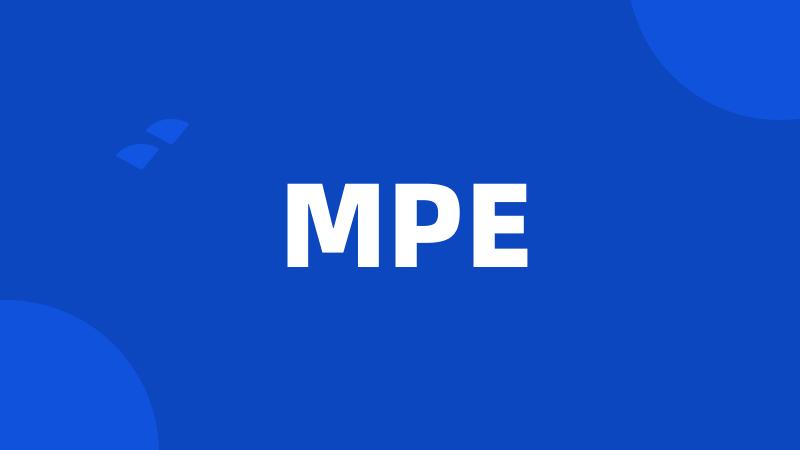 MPE