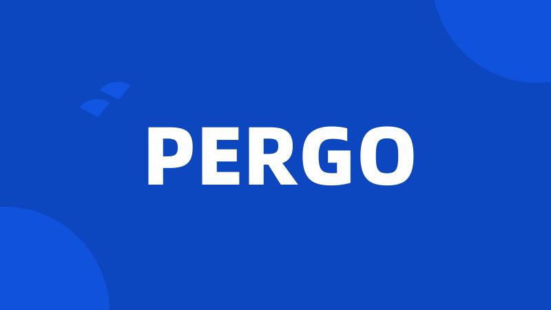 PERGO