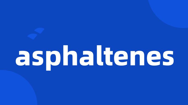 asphaltenes