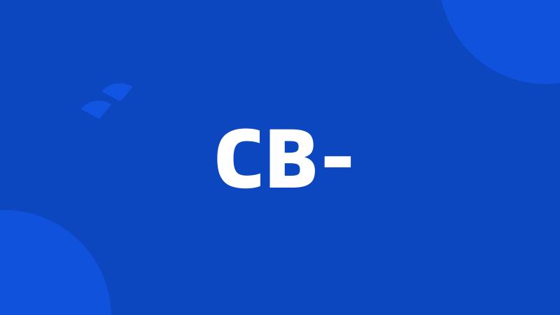 CB-