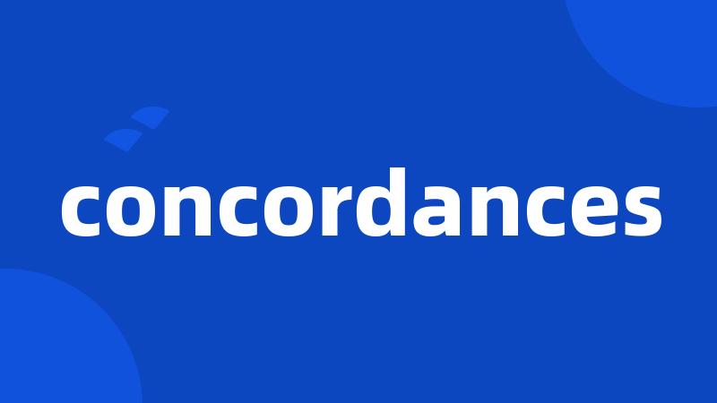 concordances