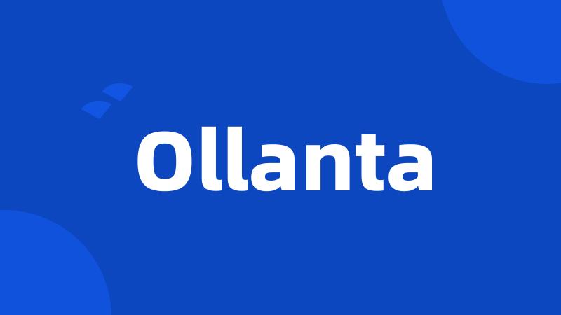 Ollanta