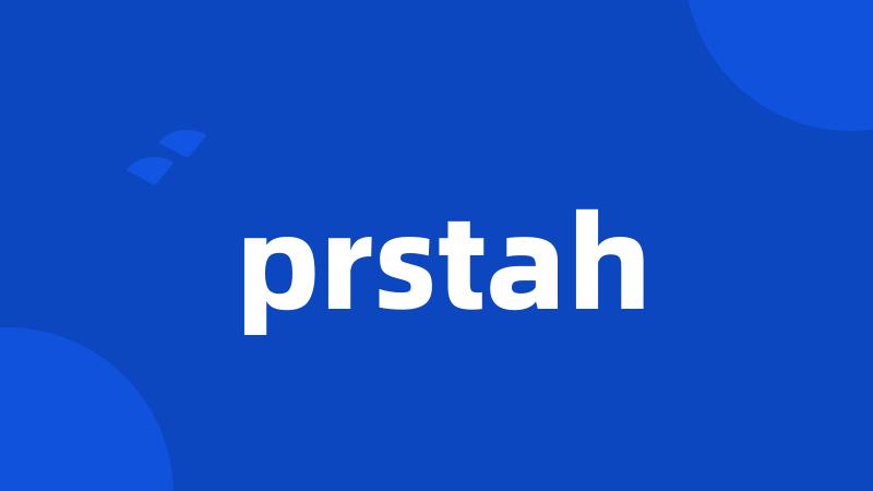 prstah