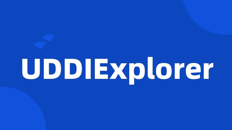 UDDIExplorer