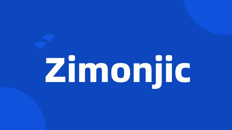 Zimonjic