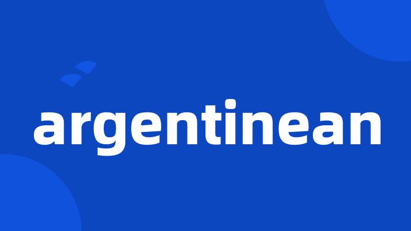argentinean