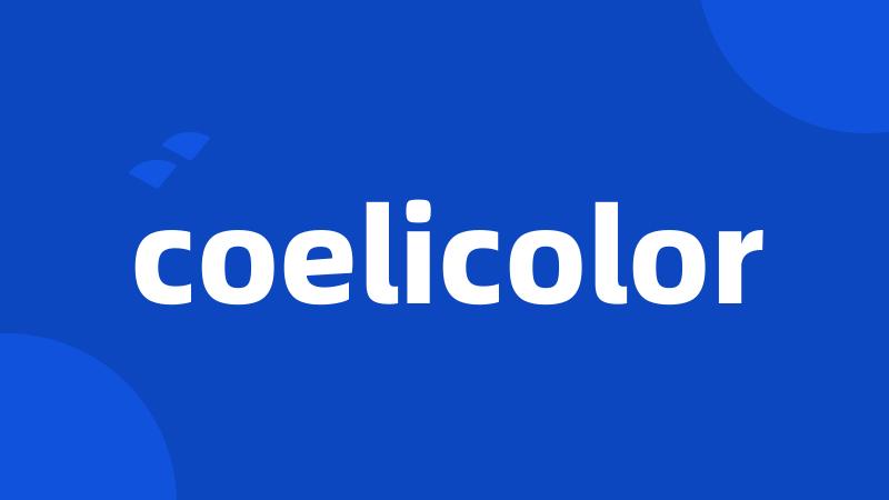 coelicolor