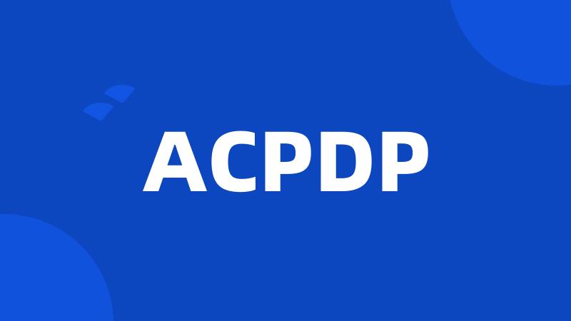 ACPDP