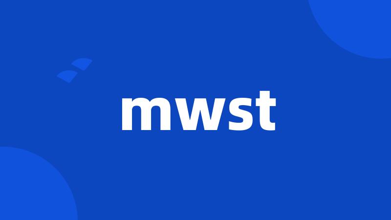 mwst