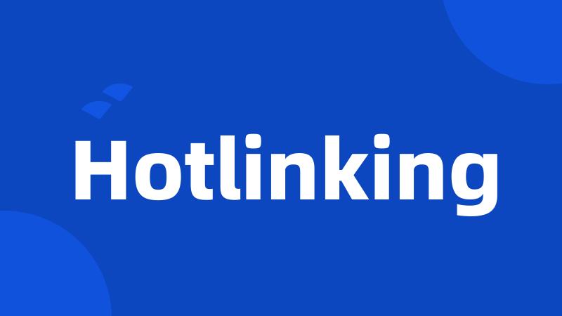 Hotlinking