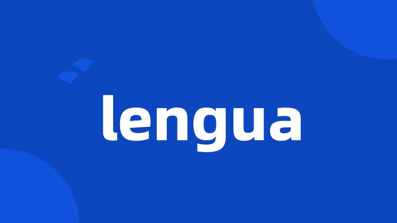 lengua