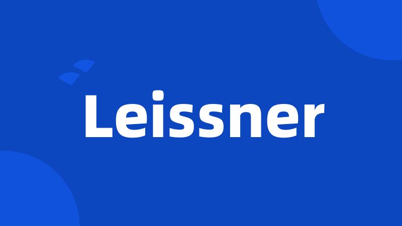 Leissner