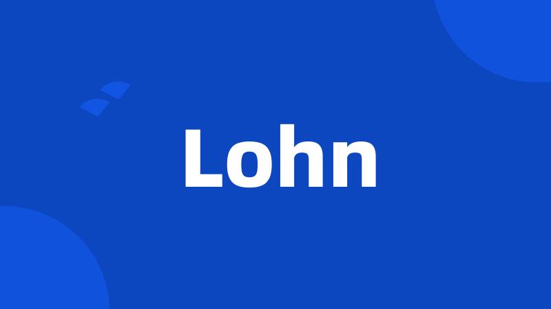 Lohn