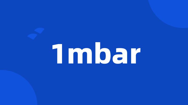 1mbar