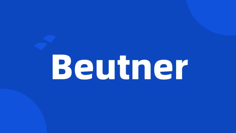 Beutner