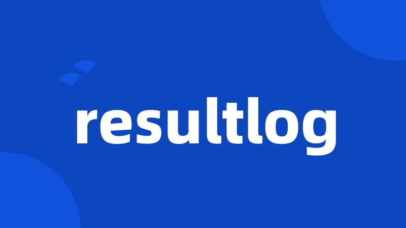 resultlog