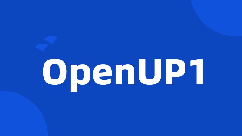OpenUP1