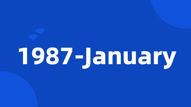 1987-January