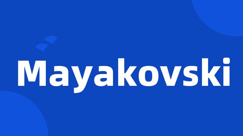 Mayakovski